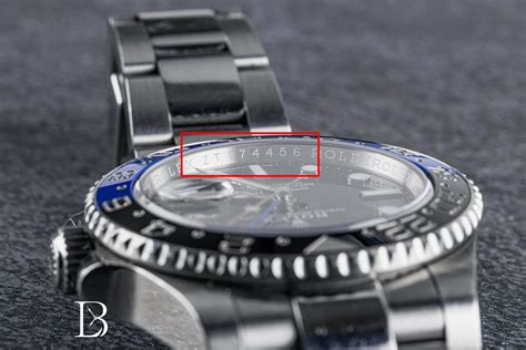 Rolex watch serial number reference